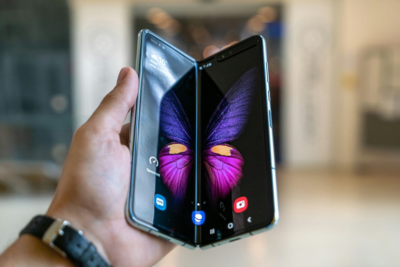 Samsung Galaxy Fold - folded #2.